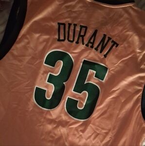 Kevin Durant Basketball Jersey 35 SuperSonics Vintage Adidas